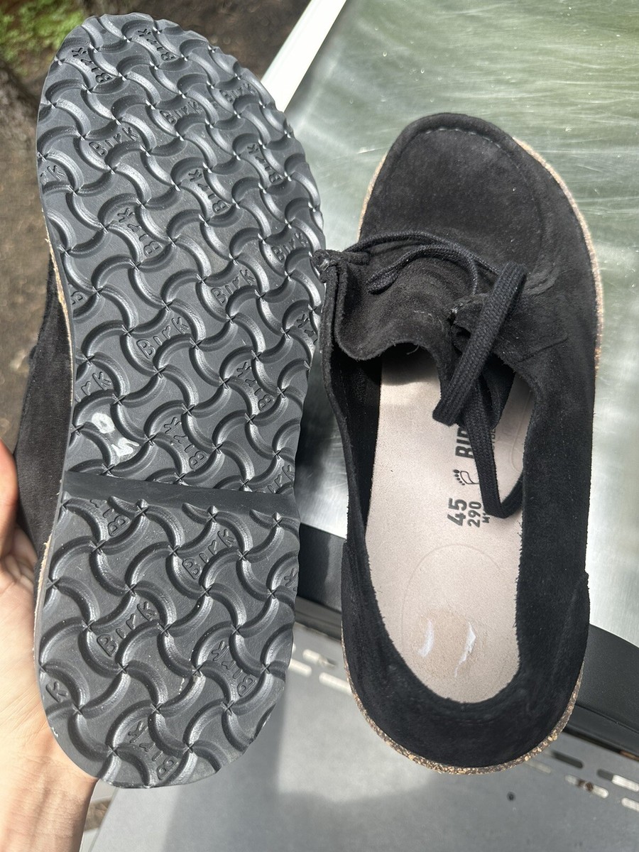 🔥NEW Birkenstock Pasadena III Suede Leather Black Moc-Toe 🔥NEW Birkenstock Pasadena III Suede Leather Black Moc-Toe