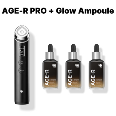 Medicube AGE-R Booster Healer PRO + Glutathion Glow Ampoule 3pcs Lifting Device