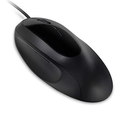 Kensington Mouse Ergonomico con Cavo Pro Fit Ergo per Laptop/Deskto/PC/Gaming, C
