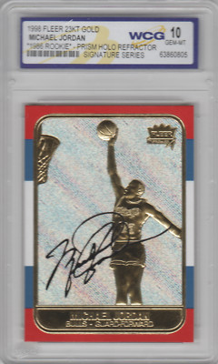 fleer 23kt gold card