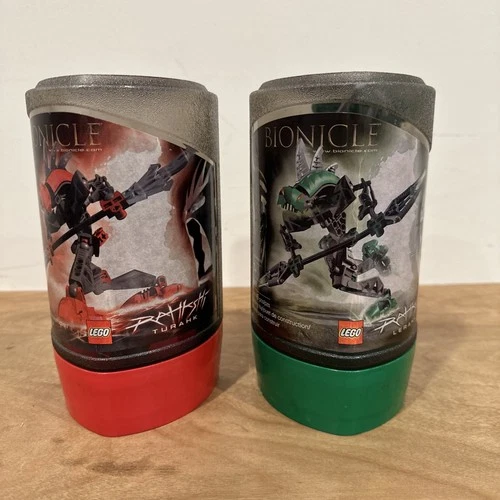 LEGO Bionicle Rahkshi Set Lot 8592 Rahkshi 8589 Lerahk W/ Canisters