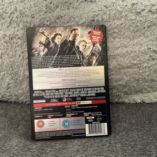 Sin City Collector's Edition Recut Extended DVD, 2-Disc Set, 2005 Steel Book - Picture 3 of 3