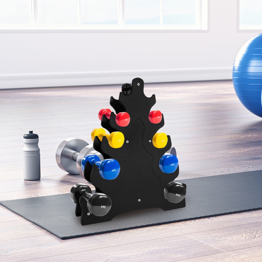 Dumbbell Storage Rack Stand Home Gym Workout Fitness Equipme