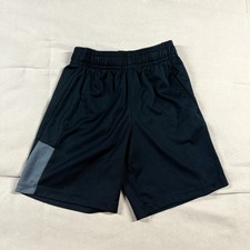 All In Motion Black Gray Boys Size S 6-7 Athletic Train Basketball Sweat Shorts