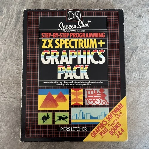 ZX Spectrum Graphics Pack DK Screen Shot Books 3 and 4