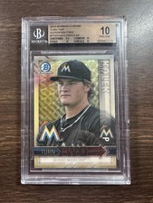 Marketplace image: Tyler Kolek x Josh Naylor 2016 Bowman Chrome Turn Two SUPERFRACTOR BGS 10