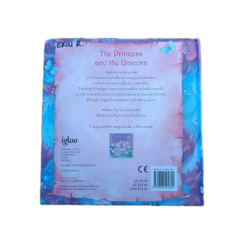 The Princess and the Unicorn (Magical Pop-ups) by Nicola Baxter - Picture 2 of 2