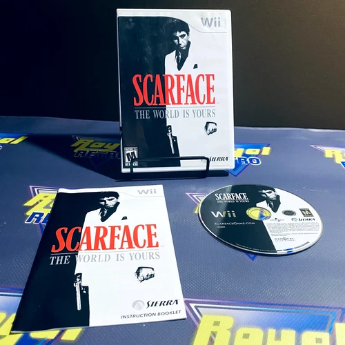 Scarface: The World is Yours (Nintendo Wii, 2007 Sierra) CIB Complete