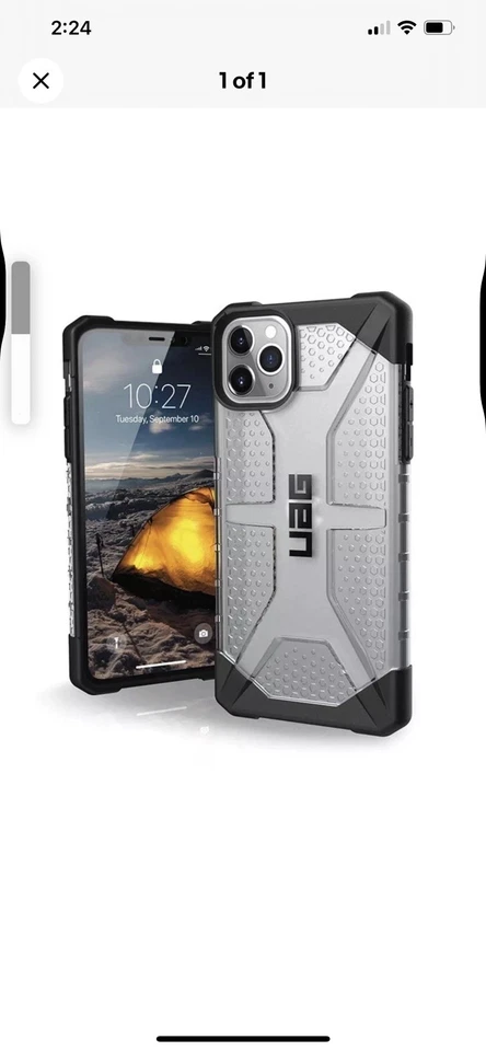 Funda de plasma Urban Armor Gear para Apple iPhone 11 Pro Max - Hielo nueva en caja Foto 3 de 4