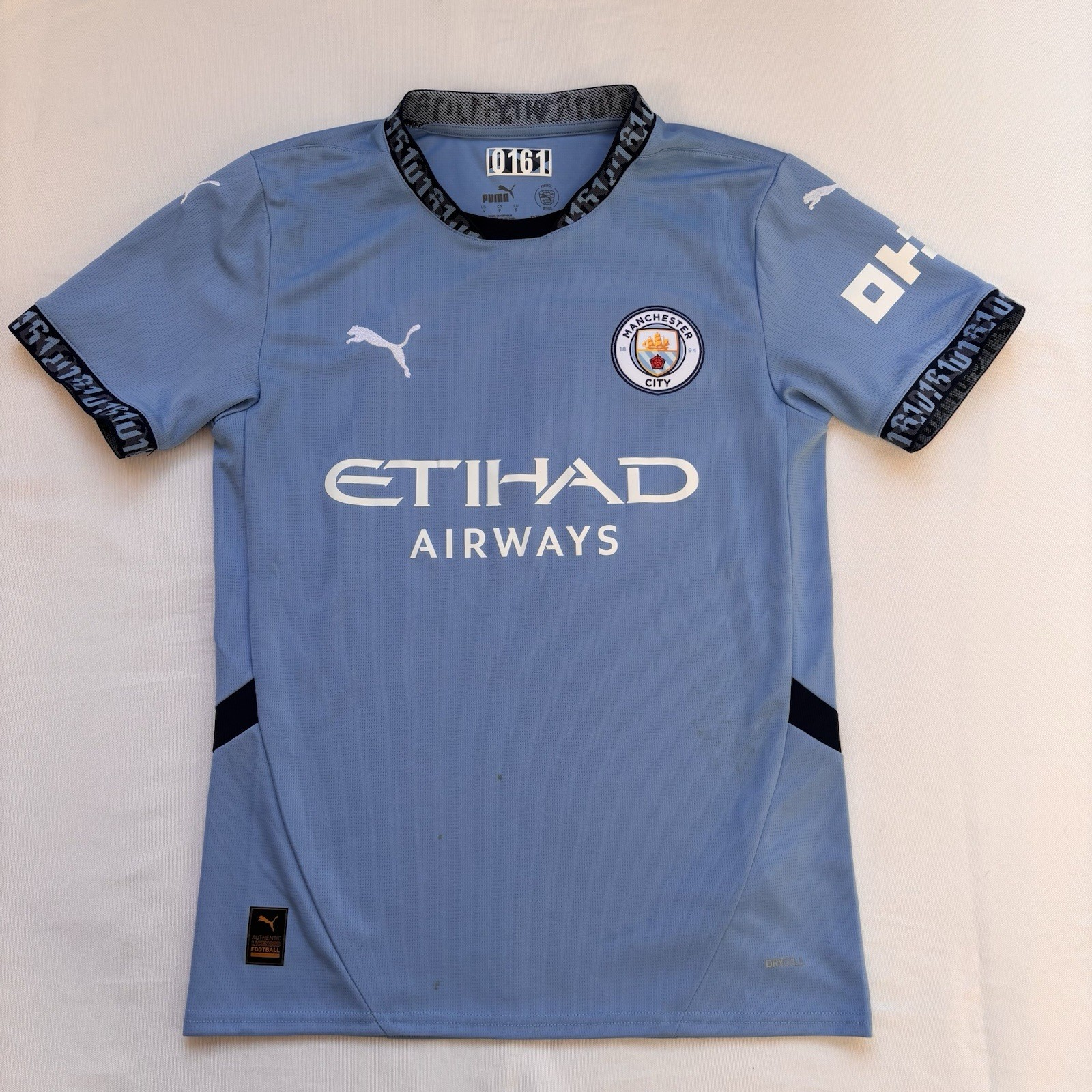 Manchester City 24/25 Home Shirt Puma  Sky Blue Size S thumbnail 2