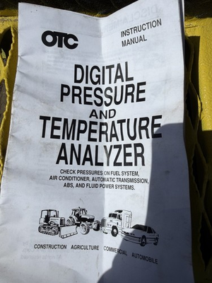 #ad OTC Digital Pressure And Temperature Analyzer $875.00