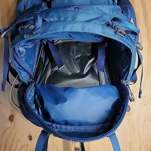 Osprey Kestrel 38L Hiking Backpacking Blue M 19-23 Raincover Hydration - Picture 5 of 18