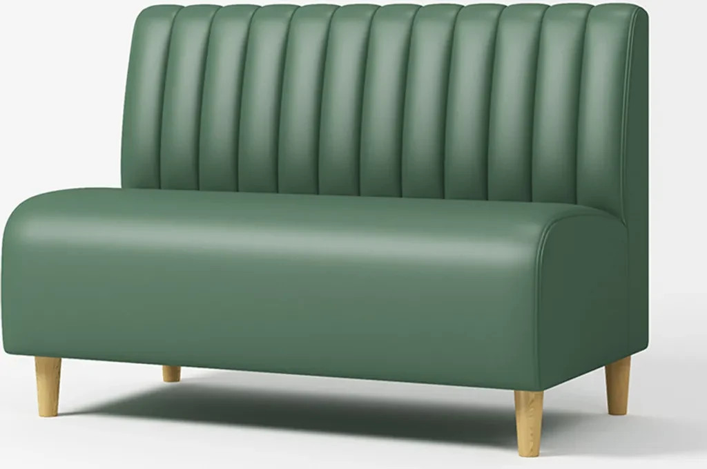 Gastro Sitzbank Dinerbank Sofa Cafe Bar Restaurants Einrichtung Stuhl Grün