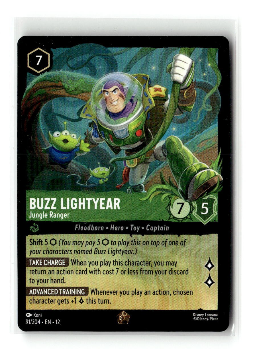 Buzz Lightyear - Jungle Ranger Wilds Unknown 91/204 NM
