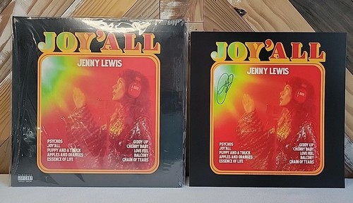 NEW Jenny Lewis SIGNED Joy'All Exclusive D2C Color Splatter Vinyl LP Rilo Kiley - Imagen 1 de 7
