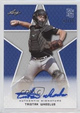 2020 Leaf Perfect Game National Showcase Blue 13/15 Tristan Wheelus Auto nd3