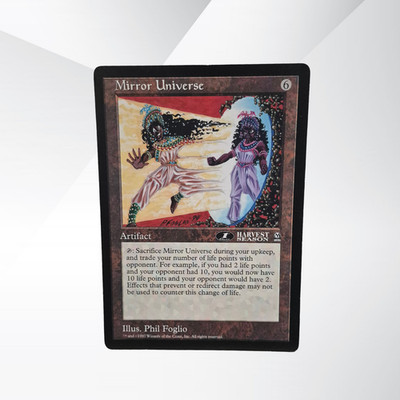 MTG Mirror Universe Oversized 6x9 Arena League 1st Place Prize Promo Vintage