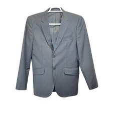 Vintage Giorgio Armani Men's Black 100 Wool 2 Button Blazer Size 46