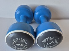Body Sculpture 4KG Dumbbells Pair 8KG Total Hand Weights Home Gym