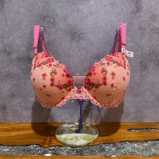 Victoria’s Secret DREAM ANGELS Hearts & Roses Embroidery Push-Up Bra 34C NWT
