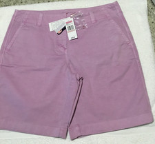 NWT Vineyard Vines Every Day Shorts Chino 9  Inseam Cotton Stretch Lilac Size 12
