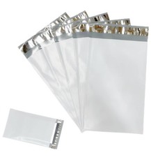 100 - 12x15.5" POLY MAILERS PLASTIC SELF SEALING SHIPPING ENVELOPES BAGS 2 Mil