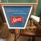 Vintage Storz Brewing Company Lighted Beer Sign Rotating Not Working Parts/fix