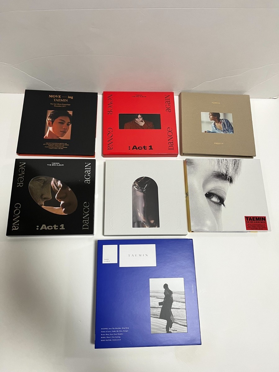 SHINee TAEMIN Solo Album Never gonna dance again act1 move press