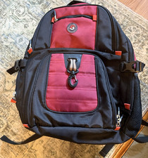 SWISSGEAR Black Red Mens Backpack