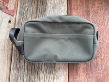 Filson Rugged Twill Canvas  Leather Travel Kit Dopp Kit Style 218 2nd NWOT USA