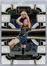 2024 Panini Select MADDY SIEGRIST White Prizm Concourse #61 /99 Wings