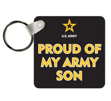 proud of my army son key chain ring made in usa