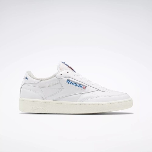 Reebok Club C 85 Vintage Footwear White / Chalk / Vector Blue 100007875 Men's