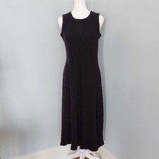 Everlane Black Rib Knit A-line Tank Dress - SZ S