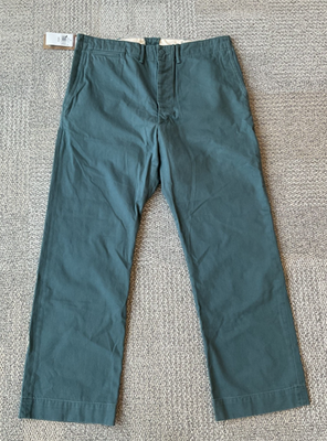 RRL Ralph Lauren Japanese Cotton Field Chino Pants Vintage Green