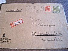 Germany 1947 8pf & 1m stamps on large Albert Bruckner cover.....5-1