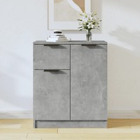 Sideboard Betongrau 60X30X70 Cm Holzwerkstoff Kommode Stauraum