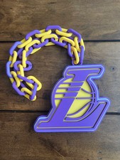 Los Angeles Lakers Over-Sized Necklace Logo Pendant Hype Chain
