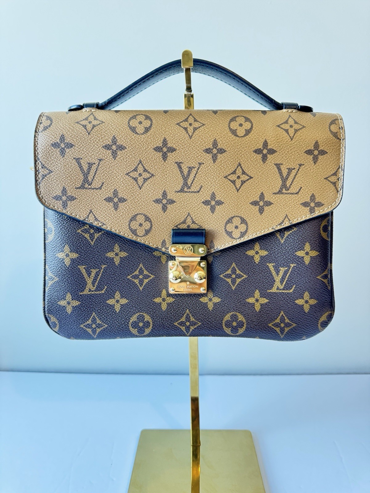 Louis Vuitton Pochette Metis Reverse Monogram Crossbody Bag Auth USA Seller