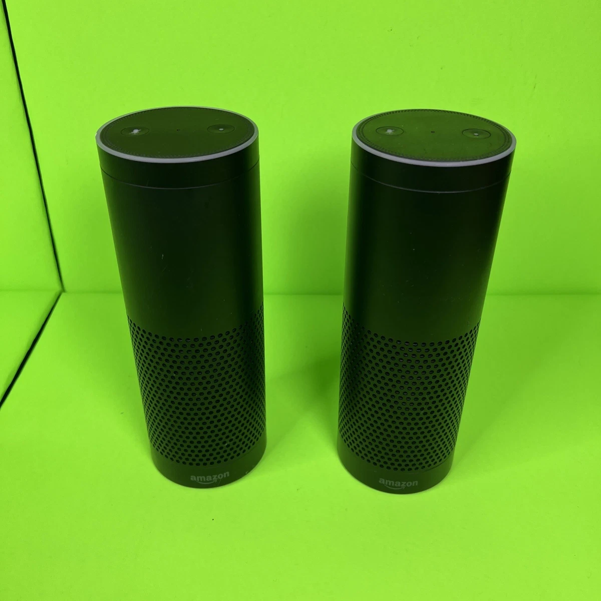 アマゾンエコー 25+ Amazon Echo (1st Generation) Alexa Black Smart Speakers for
