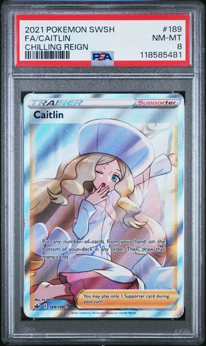 Caitlin graded PSA 8 for sale on eBay