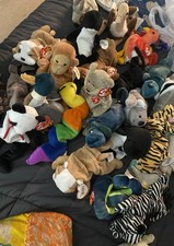 22 TY Beanie Babies All With Tags In Great Condition  Extra 1990s Free Shipping
