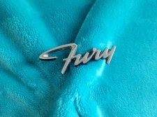 1968 Plymouth Fury Trunk Deck Lid Emblem 2839695