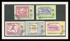 REPUBLIQUE D' HAITI OLYMPICS MARATHONS LOT OF 5 STAMPS CANCELED