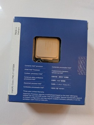 Intel® Core™ I7-10700K 3.8GHz Processor for sale online | eBay