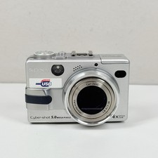 Sony Cyber-Shot Digital Camera DSC-V1 5MP TESTED Working Needs Battery