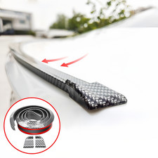 Universal Carbon Fiber Spoiler Wing Rear Sunroof Window Tail Lip Trim Sticker