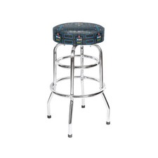 Pac Man Arcade Game Bar Stool 30" Tall With Swivel Seat Pacman Barstool