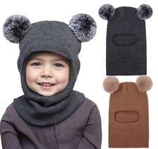 2 Pack Baby Winter Hat Toddler Boys Girls Beanies Knit Warm 16T