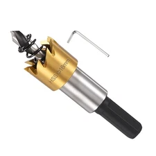 Hole Saw Kit 16mm (5/8"), M35 High Speed Steel Hole Cutter，Gold